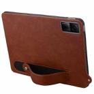 For Xiaomi Redmi Pad SE 11 2023 TPU Leather Back Tablet Case with Wristband(Brown) - 3