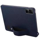 For Xiaomi Redmi Pad SE 11 2023 TPU Leather Back Tablet Case with Wristband(Dark Blue) - 3