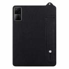 For Xiaomi Redmi Pad SE 11 2023 TPU Leather Back Tablet Case with Wristband(Black) - 2