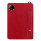 For Xiaomi Redmi Pad SE 8.7 2024 TPU Leather Back Tablet Case with Wristband(Red) - 2