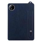 For Xiaomi Redmi Pad SE 8.7 2024 TPU Leather Back Tablet Case with Wristband(Dark Blue) - 2