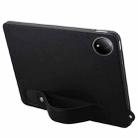 For Xiaomi Redmi Pad SE 8.7 2024 TPU Leather Back Tablet Case with Wristband(Black) - 3