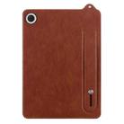 For Xiaomi Mi Pad 4 TPU Leather Back Tablet Case with Wristband(Brown) - 2