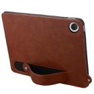 For Xiaomi Mi Pad 4 TPU Leather Back Tablet Case with Wristband(Brown) - 3