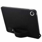 For Xiaomi Mi Pad 4 TPU Leather Back Tablet Case with Wristband(Black) - 3