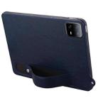 For Xiaomi Pad 6 / 6 Pro TPU Leather Back Tablet Case with Wristband(Dark Blue) - 3