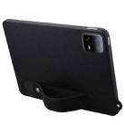 For Xiaomi Pad 6 / 6 Pro TPU Leather Back Tablet Case with Wristband(Black) - 3