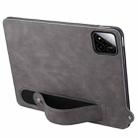 For Xiaomi Pad 7 / 7 Pro TPU Leather Back Tablet Case with Wristband(Grey) - 3
