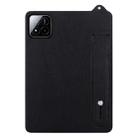 For Xiaomi Pad 7 / 7 Pro TPU Leather Back Tablet Case with Wristband(Black) - 2