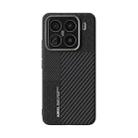 For Xiaomi 15 Pro ABEEL 6D Micro Relief MagSafe Magnetic Phone Case(Carbon Fiber Black) - 2