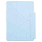 For Xiaomi Pad 7 / 7 Pro Fixed Buckle Magnetic Deformation Leather Tablet Case(Ice Blue) - 2