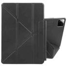 For Xiaomi Pad 7 / 7 Pro Fixed Buckle Magnetic Deformation Leather Tablet Case(Black) - 1