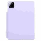 For Xiaomi Pad 7 / 7 Pro Fixed Buckle Magnetic Deformation Leather Tablet Case(Purple) - 3