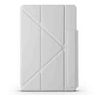 For Xiaomi Pad 6 / 6 Pro Fixed Buckle Magnetic Deformation Leather Tablet Case(Grey) - 2