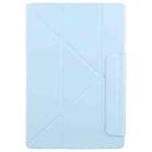 For Xiaomi Pad 7 Ultra Fixed Buckle Magnetic Deformation Leather Tablet Case(Ice Blue) - 2