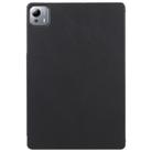 For Xiaomi Pad 7 Ultra Fixed Buckle Magnetic Deformation Leather Tablet Case(Black) - 3