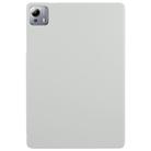 For Xiaomi Pad 7 Ultra Fixed Buckle Magnetic Deformation Leather Tablet Case(Grey) - 3