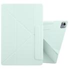 For Xiaomi Pad 7 Ultra Fixed Buckle Magnetic Deformation Leather Tablet Case(Baby Green) - 1