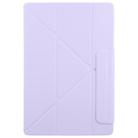 For Xiaomi Pad 7 Ultra Fixed Buckle Magnetic Deformation Leather Tablet Case(Purple) - 2