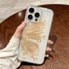 For iPhone 12 Pro Max Butterfly Pattern Transparent TPU Phone Case(Gold) - 3