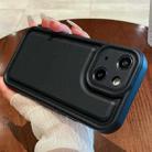 For iPhone 14 Leather Texture TPU Phone Case(Black) - 1