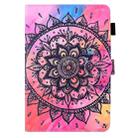 Huawei MatePad T 8 Coloured Drawing Horizontal Flip Leather Case with Holder & Card Slot & Photo Frame(Mandala) - 2