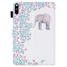 Huawei MatePad 10.4 Coloured Drawing Horizontal Flip Leather Case with Holder & Card Slot & Photo Frame & Sleep/Wake-up Function(Elephant and Flowers) - 3