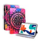 Huawei MatePad 10.4 Coloured Drawing Horizontal Flip Leather Case with Holder & Card Slot & Photo Frame & Sleep/Wake-up Function(Mandala) - 1