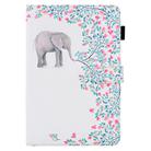 Huawei MediaPad M6 10.8 Coloured Drawing Horizontal Flip Leather Case with Holder & Card Slot & Photo Frame(Elephant and Flowers) - 2