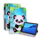 Huawei MediaPad M5 Lite 8 Coloured Drawing Horizontal Flip Leather Case with Holder & Card Slot & Photo Frame(Panda) - 1