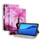 Huawei MediaPad M5 Lite 8 Coloured Drawing Horizontal Flip Leather Case with Holder & Card Slot & Photo Frame(Cherry Tree) - 1