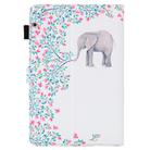 Huawei MediaPad T5 Coloured Drawing Horizontal Flip Leather Case with Holder & Card Slot & Photo Frame(Elephant and Flowers) - 3