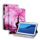 Huawei MediaPad M5 lite / C5 10.1 inch Coloured Drawing Horizontal Flip Leather Case with Holder & Card Slot & Photo Frame & Sleep/Wake-up Function(Cherry Tree) - 1