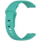 For Redmi Watch 5 Active Solid Color Reverse Buckle Silicone Watch Band(Mint Green) - 3