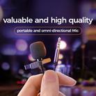 JOYROOM JR-LM1 Portable Mini Accurate Sound Pickup Lapel Lavalier Microphone, Length:2m - 2