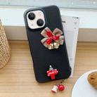 For iPhone 15 Plus Christmas Bells TPU Hybrid PC Phone Case(Black) - 1