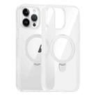 For iPhone 15 Pro High Transparency MagSafe Holder Phone Case(Transparent) - 1