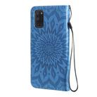 For OPPO A52 / A72 / A92 Sun Embossing Pattern Horizontal Flip Leather Case with Card Slot & Holder & Wallet & Lanyard(Blue) - 3