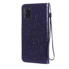 For OPPO A52 / A72 / A92 Sun Embossing Pattern Horizontal Flip Leather Case with Card Slot & Holder & Wallet & Lanyard(Purple) - 3