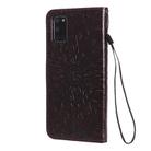 For OPPO A52 / A72 / A92 Sun Embossing Pattern Horizontal Flip Leather Case with Card Slot & Holder & Wallet & Lanyard(Brown) - 3