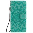 For OPPO Find X2 Lite / Reno3 5G Sun Embossing Pattern Horizontal Flip Leather Case with Card Slot & Holder & Wallet & Lanyard(Green) - 2