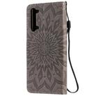 For OPPO Find X2 Lite / Reno3 5G Sun Embossing Pattern Horizontal Flip Leather Case with Card Slot & Holder & Wallet & Lanyard(Grey) - 3