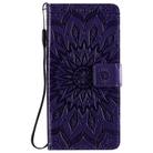 For OPPO Find X2 Lite / Reno3 5G Sun Embossing Pattern Horizontal Flip Leather Case with Card Slot & Holder & Wallet & Lanyard(Purple) - 2