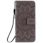 For OPPO Reno3 Pro / Find X2 Neo Sun Embossing Pattern Horizontal Flip Leather Case with Card Slot & Holder & Wallet & Lanyard(Grey) - 2