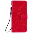 For OPPO Reno3 Pro / Find X2 Neo Sun Embossing Pattern Horizontal Flip Leather Case with Card Slot & Holder & Wallet & Lanyard(Red) - 2