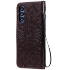 For OPPO Reno3 Pro / Find X2 Neo Sun Embossing Pattern Horizontal Flip Leather Case with Card Slot & Holder & Wallet & Lanyard(Brown) - 3