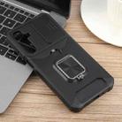 For Samsung Galaxy A16 5G / 4G Camera Shield Card Slot PC Hybrid TPU Phone Case(Black) - 2