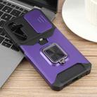 For Samsung Galaxy A16 5G / 4G Camera Shield Card Slot PC Hybrid TPU Phone Case(Purple) - 2