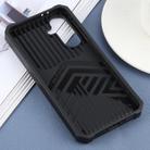 For Samsung Galaxy A56 5G Camera Shield Card Slot PC Hybrid TPU Phone Case(Black) - 3