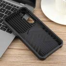 For Samsung Galaxy S24 FE 5G Camera Shield Card Slot PC Hybrid TPU Phone Case(Black) - 3
